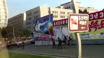 North Korea News | North Korea Documentary  Rush Hour Coach Tour   North Korea City Propaganda