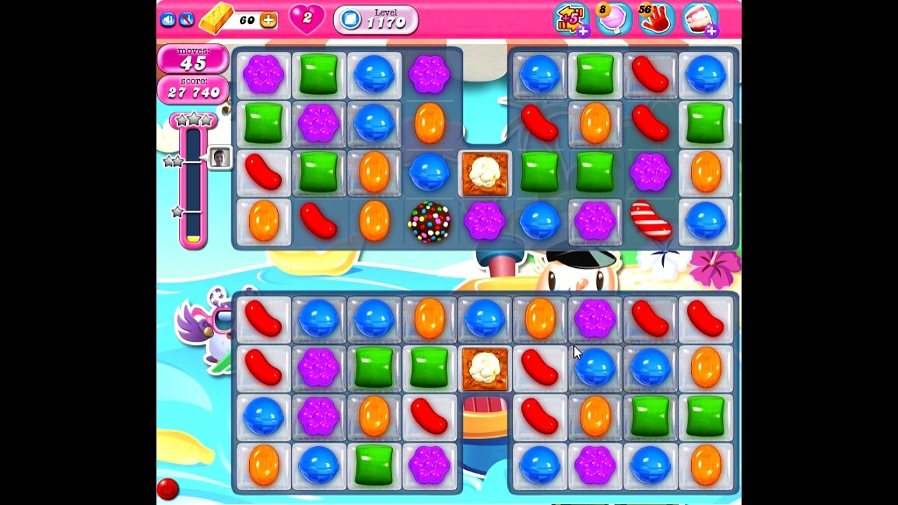 Candy Crush Saga level 1170