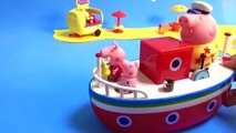 Peppa y George Viajan en Barco con Abuelo Pig Juguetes de Peppa Pig en español