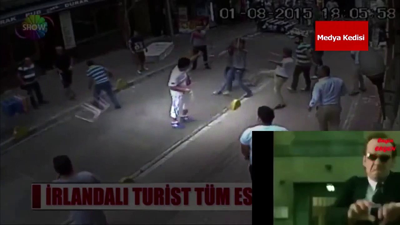 İrlandalı turist ağırsiklet boksör tüm esnafı dövdü - MATRIX VERSION