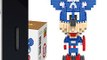 Details LOZ Diamond Blocks Nanoblock Mickey Mouse Featuring Captain America Ed Top