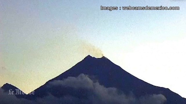 Images impressionnantes d'une éruption volcanique au Mexique