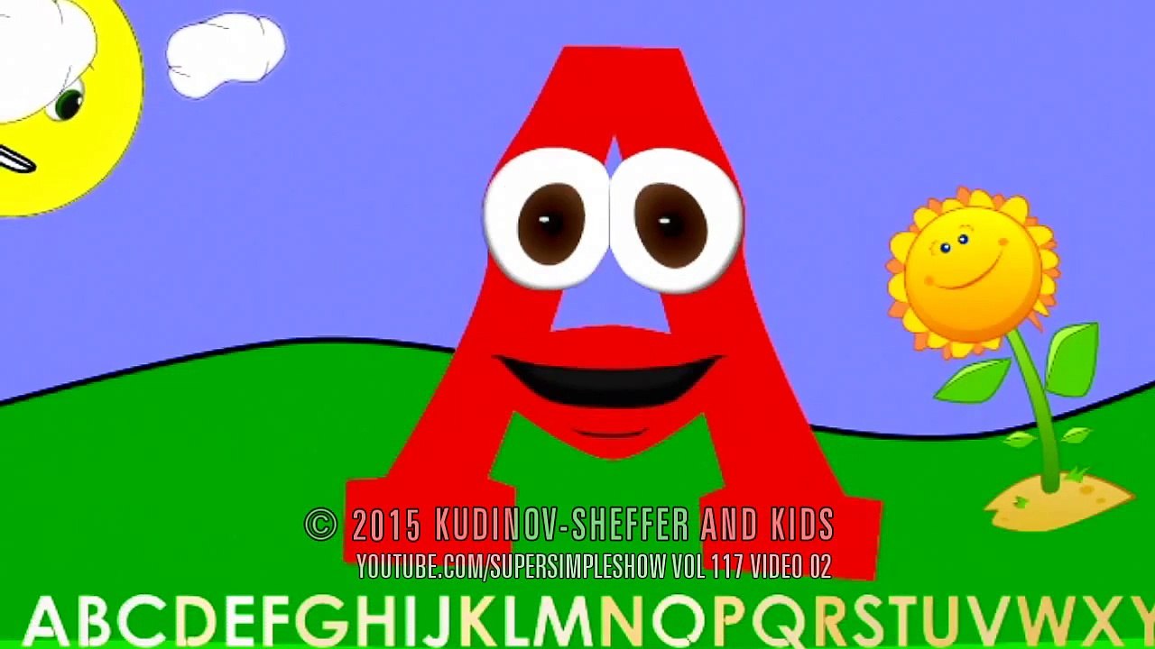 Nursery Rhymes  ABC song  Alphabet with Letter A