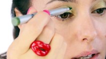 Anything Goes Liquid Eye Liner - Dark Olive Green Makeup Tutorial