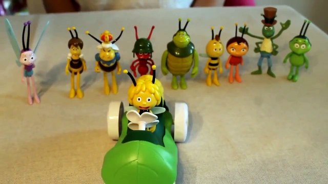 Maya the bee all characters based on 3d cartoon playset maia de Bij, Ape maia, Pcelica maja