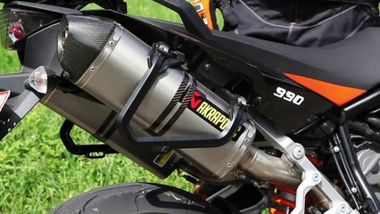 Download Video: KTM Akrapovic Auspuff Sound für KTM 990 SM T / KTM 990 SM R - www.rebike.de