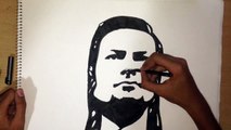 Roman Reigns Speed Drawing
