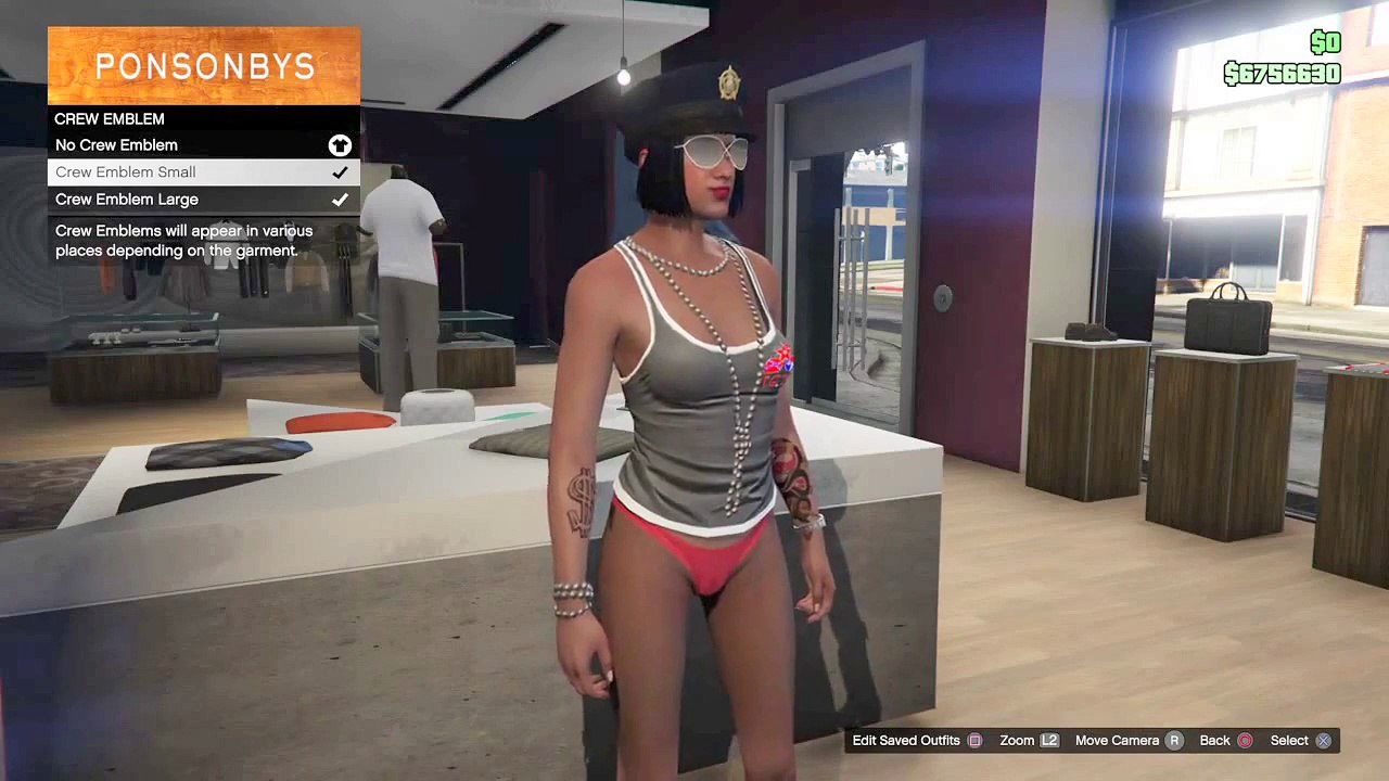 Copy of GTA V Online - Crew Emblem / Tattoo Bug - How to keep Tattoos & a Crew Emblem on your Top!