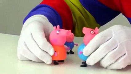 Dima der lustige Clown! Peppa Wutz Spielzeug - Spaß mit Spielset | für Kinder
