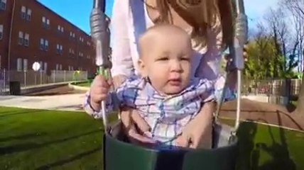 Great swing for exhausted parents