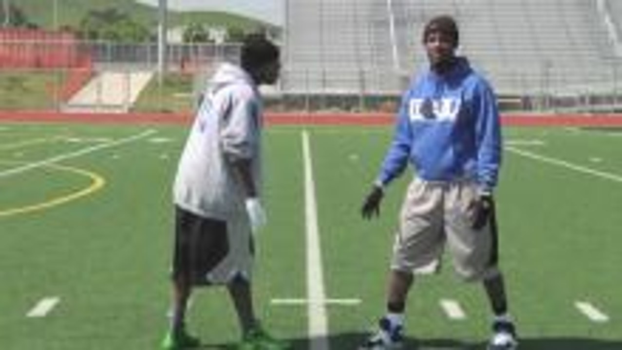 Wide Receiver Step Back Move with Stevie Johnson