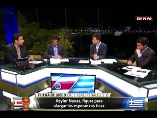 Costa Rica 1 (5) - Grecia 1 (3) / Fuera De Juego ESPN (Brasil 2014)