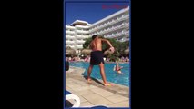 Aqua aerobics instructor channels Beyoncé as he shows off his hilarious poolside moves