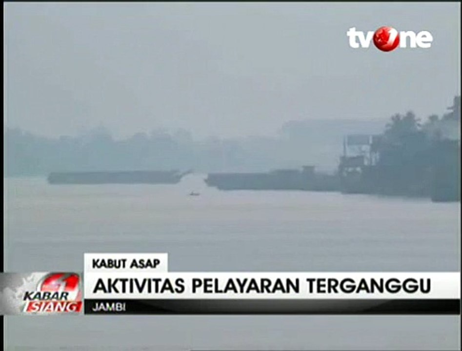 Kabut Asap Pekat Ganggu Jarak Pandang di Riau, Sumsel dan Jambi