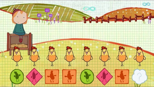 Peg Cat Chicken Dance Animation PBS Kids Cartoon Game Play Gameplay & Pizza Place Animatio
