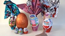 Huevos Sorpresa Gigantes de Peppa Pig Mickey Mouse y Kinder Sorpresa