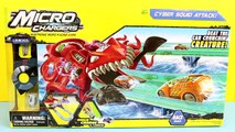 Micro Chargers Cyber Squid Attack with Disney Pixar Cars Lightning McQueen Professor Z Lemons