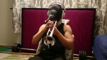 Monkey Island 2: LeChuck's Revenge Woodtick Theme Trumpet Solo (with Penguin Mask)