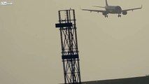 LiveLeak   Winds force plane to land almost sideways at Leeds Airport-copypasteads.com