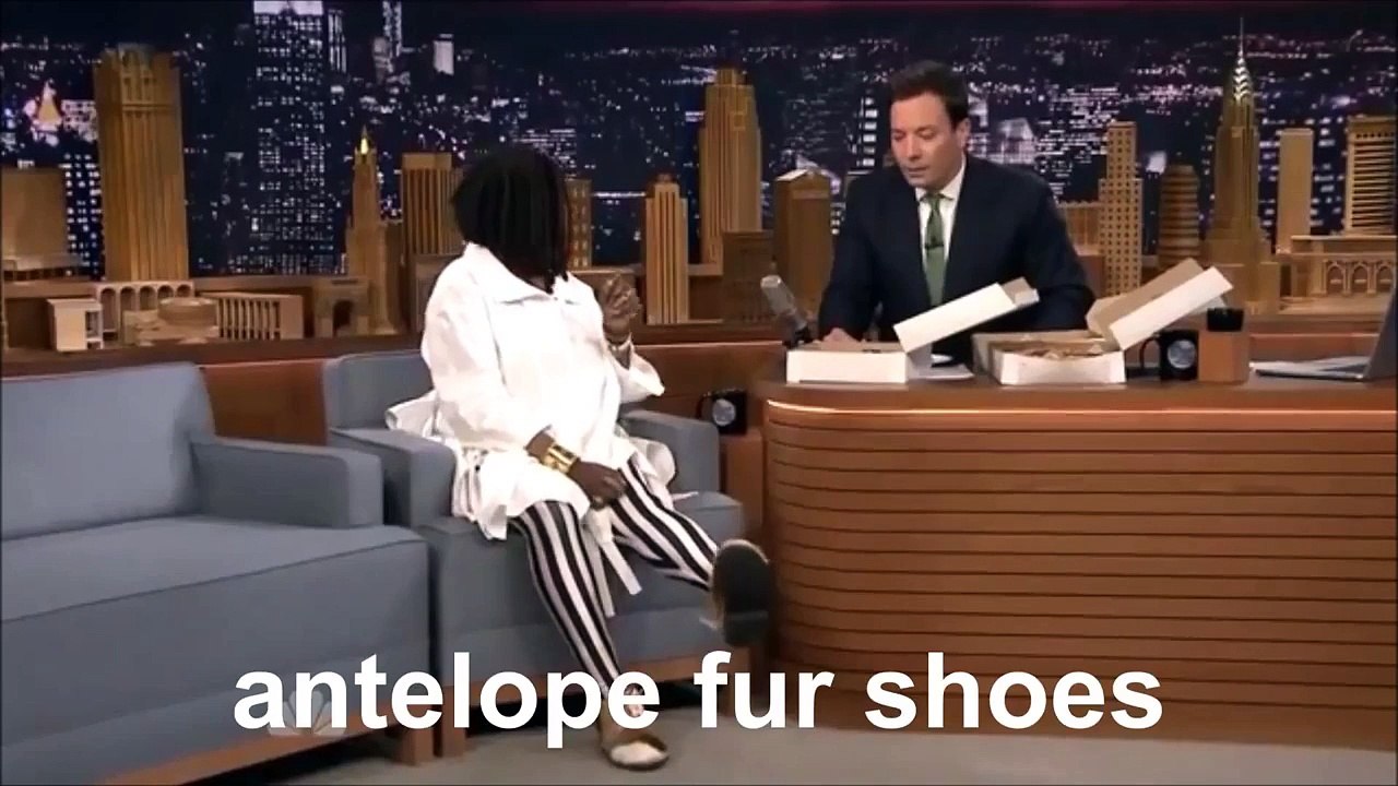 FUR SHAME (unbanned Nov 2014): Whoopi Goldberg(hypocrite) & Jimmy Fallon Tonight Show 07 17 2014