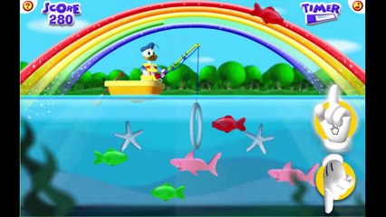 Disney Jr Mickey Mouse Clubhouse Donald's Gone Gooey Fishing Cartoon Animation Game Play W