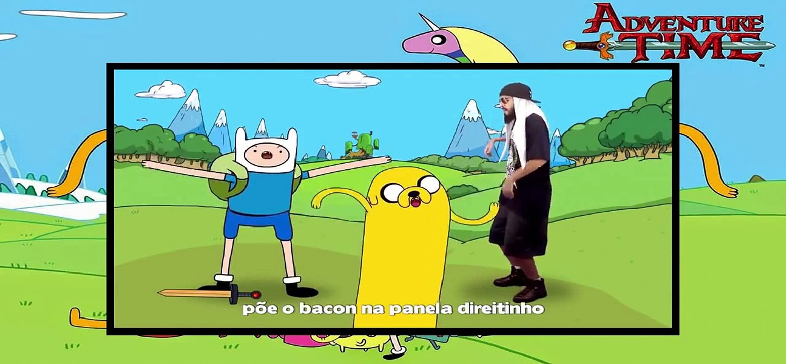 Finn vs  Mussoumano   Batalha Cartoon