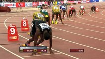 Usain Bolt gagne le 200m aux Championnats du Monde de Pékin