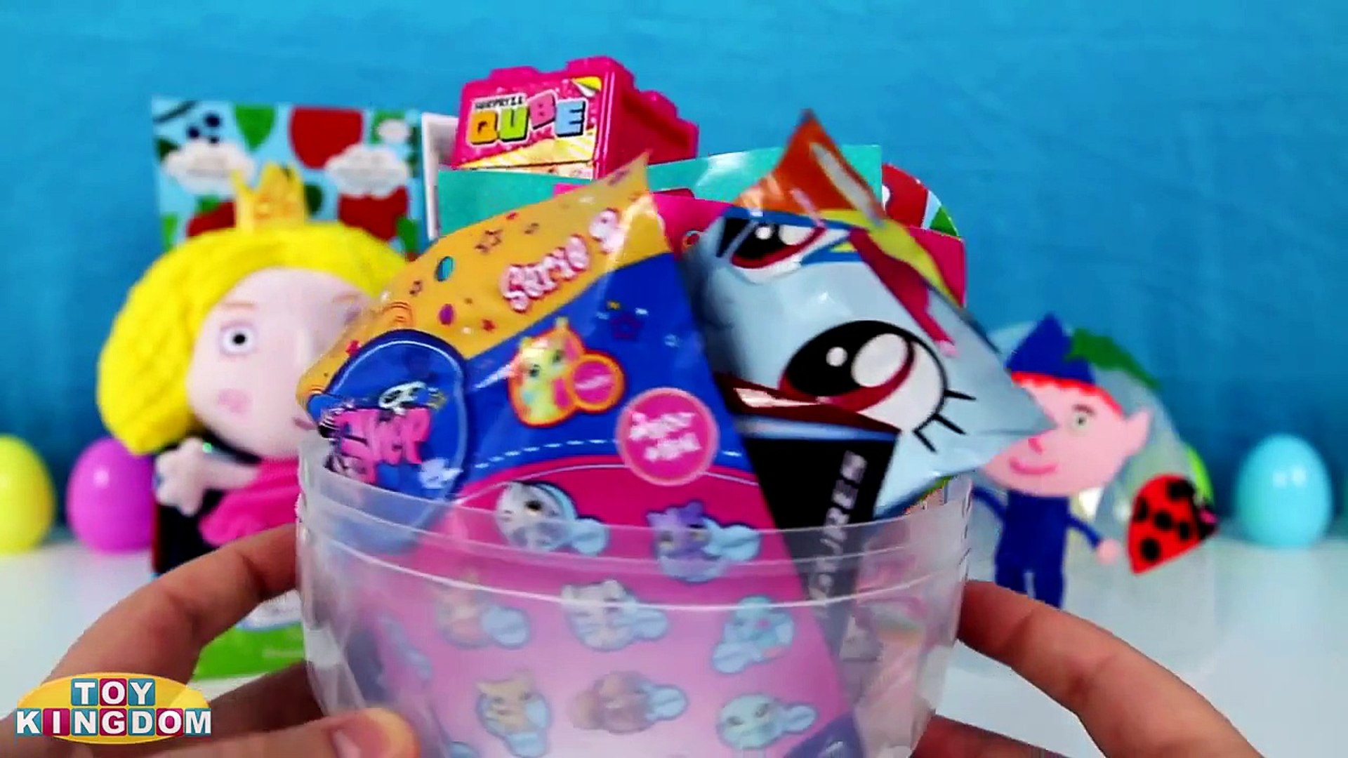 play doh surprise eggs my little pony