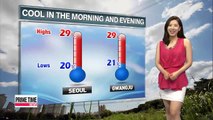 Cool and warm stretch of weather continues