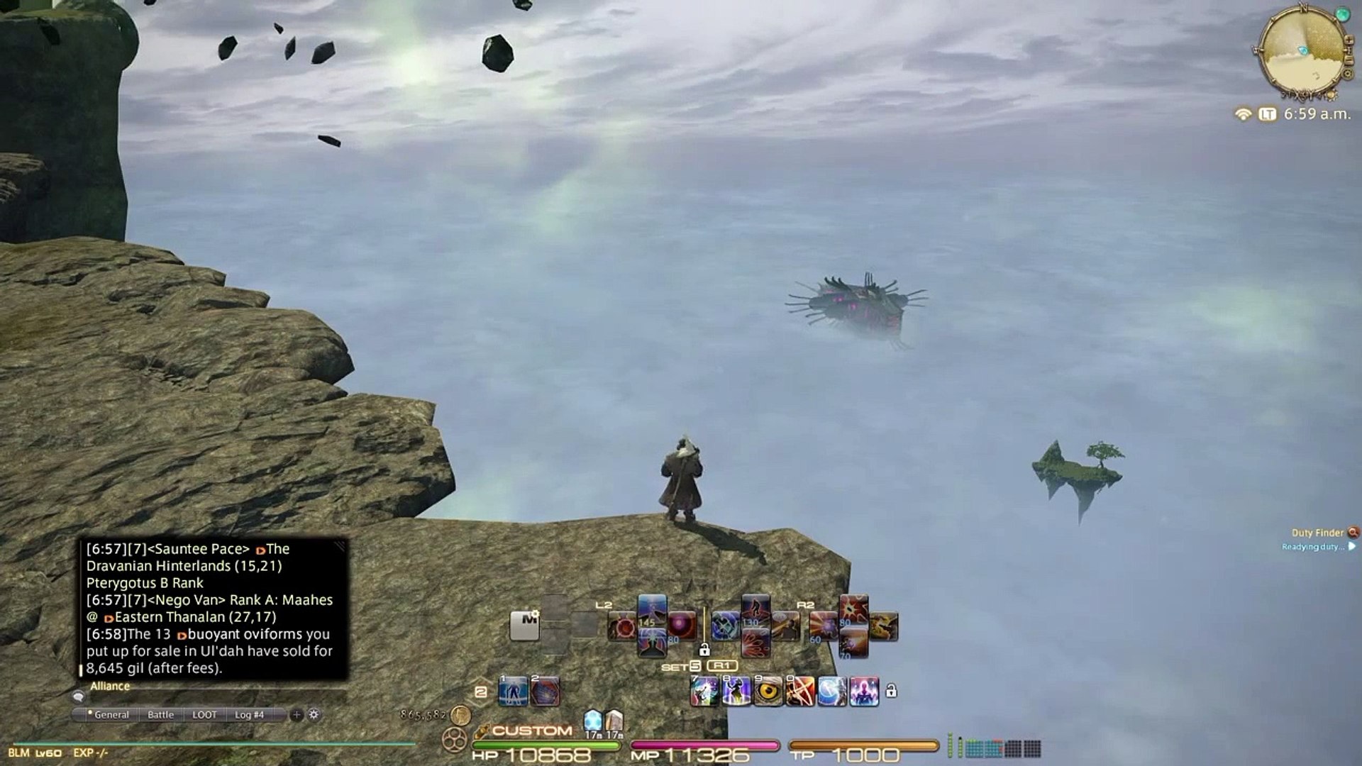 Ffxiv Heavensward Sea Of Clouds Ufo Mystery Solved Video Dailymotion