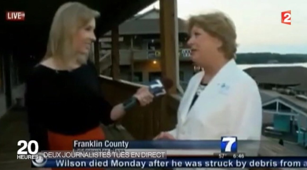 Deux journalistes tués en direct aux Etats-Unis - ZAPPING ACTU DU 27/08/2015