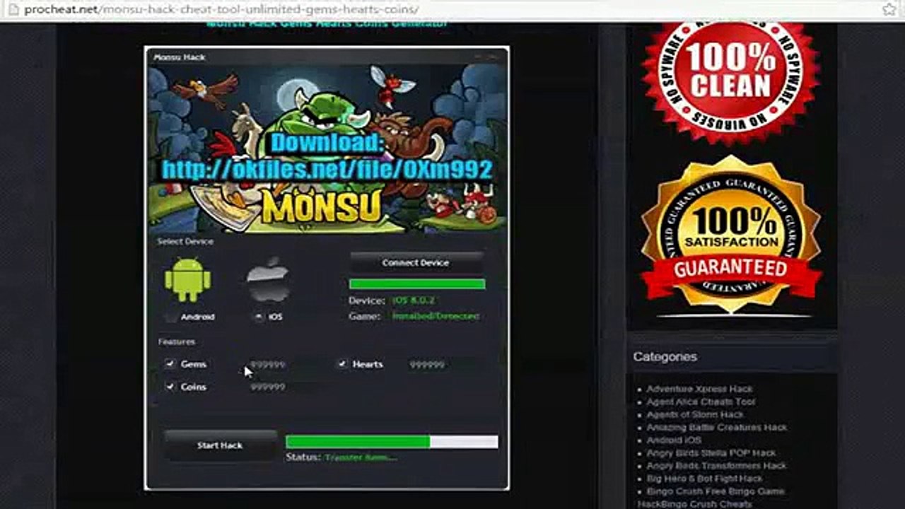 Monsu Hack Cheat Tool Unlimited Gems, Hearts, Coins
