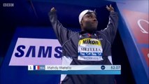 100m papillon H (demi-finales) - ChM 2015 natation, Metella en 51.39 (record de France)