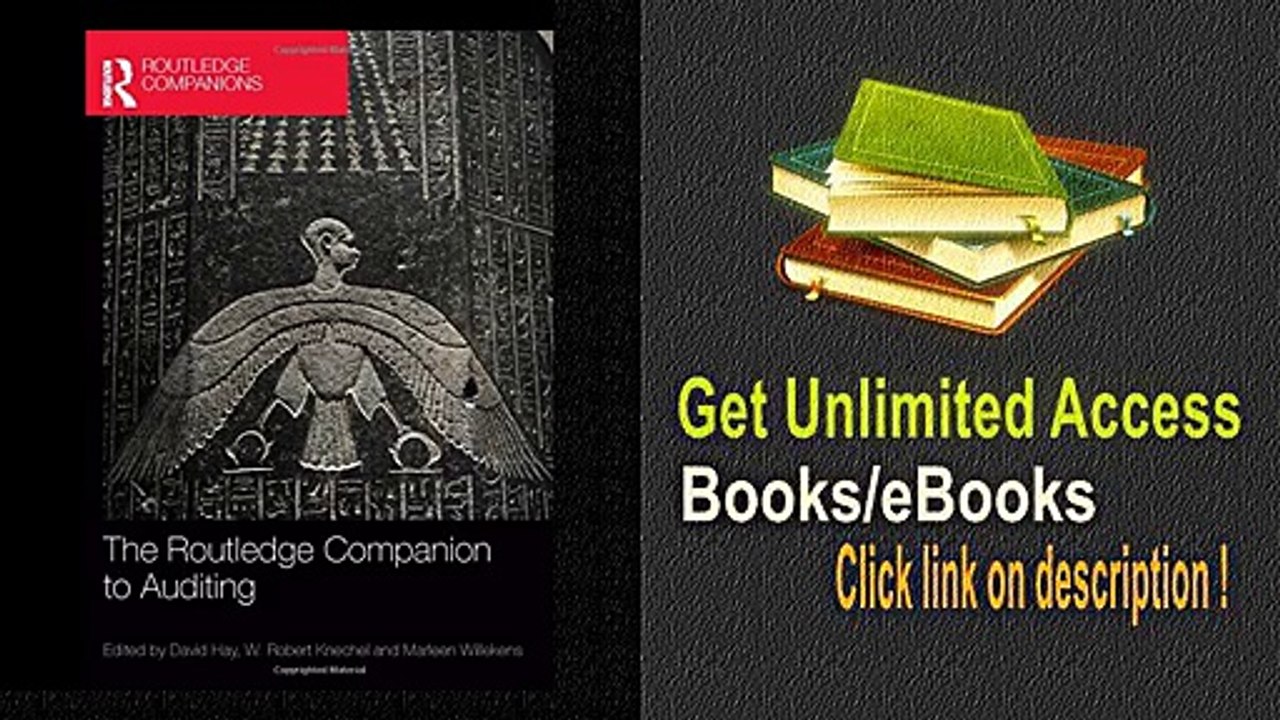 The Routledge Companion to Auditing PDF