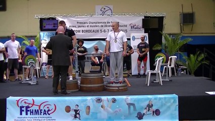 remise médaille finale France 2015 DC RAW à Bègles catégorie -83 kg