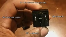 How to wire a 30/40 Amp relay