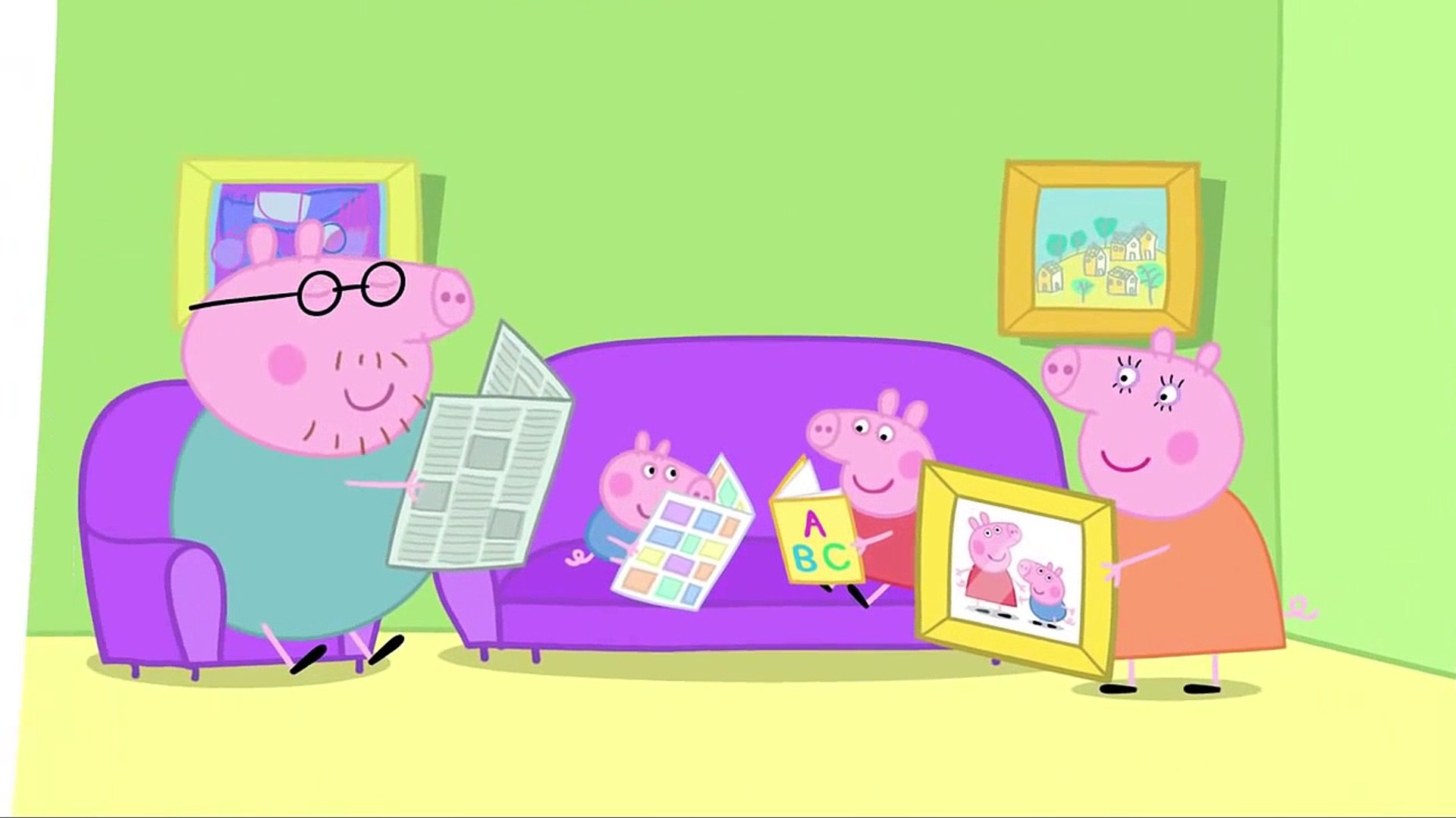 ⁣Свинка Пеппа Папа вешает фотографию RU | Peppa Pig russian