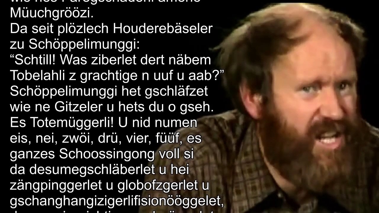 Franz Hohler - Ds Totemügerli - mit Text