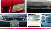 Best way to restore and clean yellow headlights Delray Beach