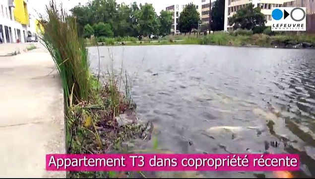 Nantes Beaulieu - Vente appartement T3 dans résidence récente, proche Loire et Busway