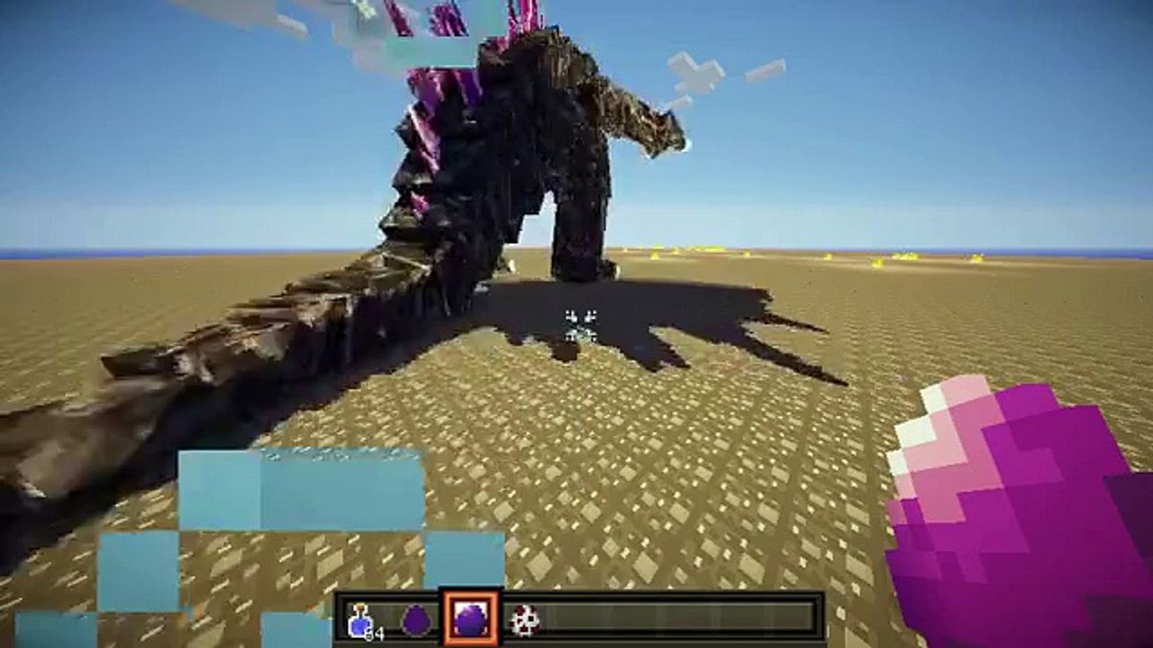 minecraft mob battle mobzilla vs ulrtaman