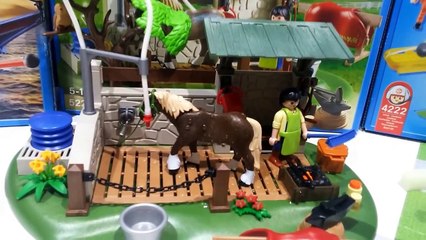 下载视频: PLAYMOBIL Toys City Life Medical Helicopter Country Horse Care Station Pirates Battle Ship Playset