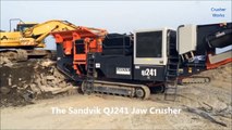 Sandvik QJ241 Mobile Jaw Crusher