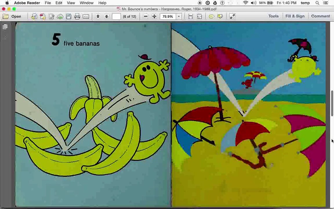 Mr. Bounce's Numbers (read aloud)