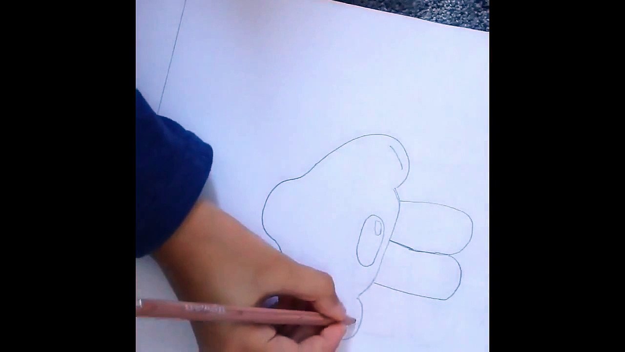How To Draw Mickey/Minnie Mouse