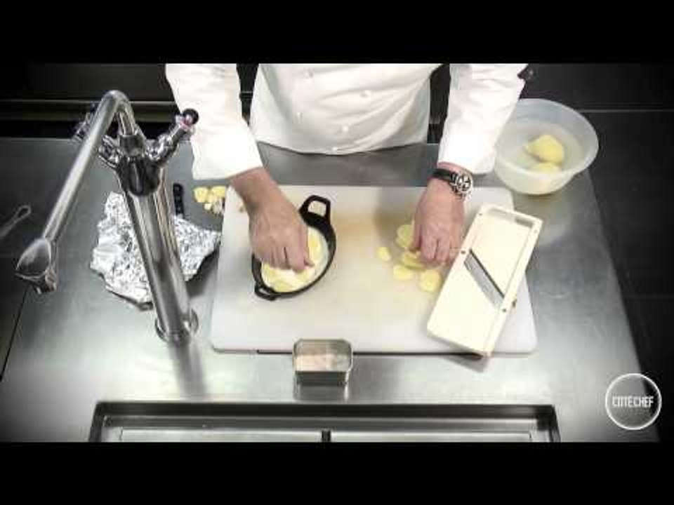 Baumanière’s special scalloped potatoes by Jean-André Charial