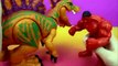 Marvel Avengers Assemble Red Hulk Rage Vs  Incredible HULK and Toy Story Sarge's helicopte