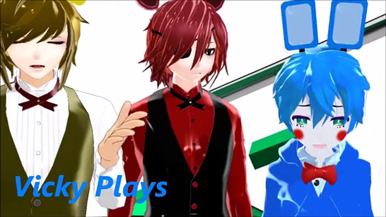 [MMD X FNAF] Foxy,Spring Trap e Toy Bonnie