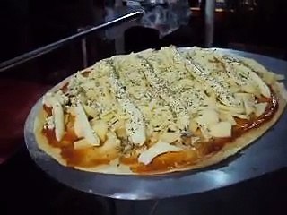 Pizza assada em menos de 3 minutos