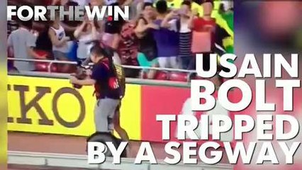 Usain Bolt was run over by a Segway
